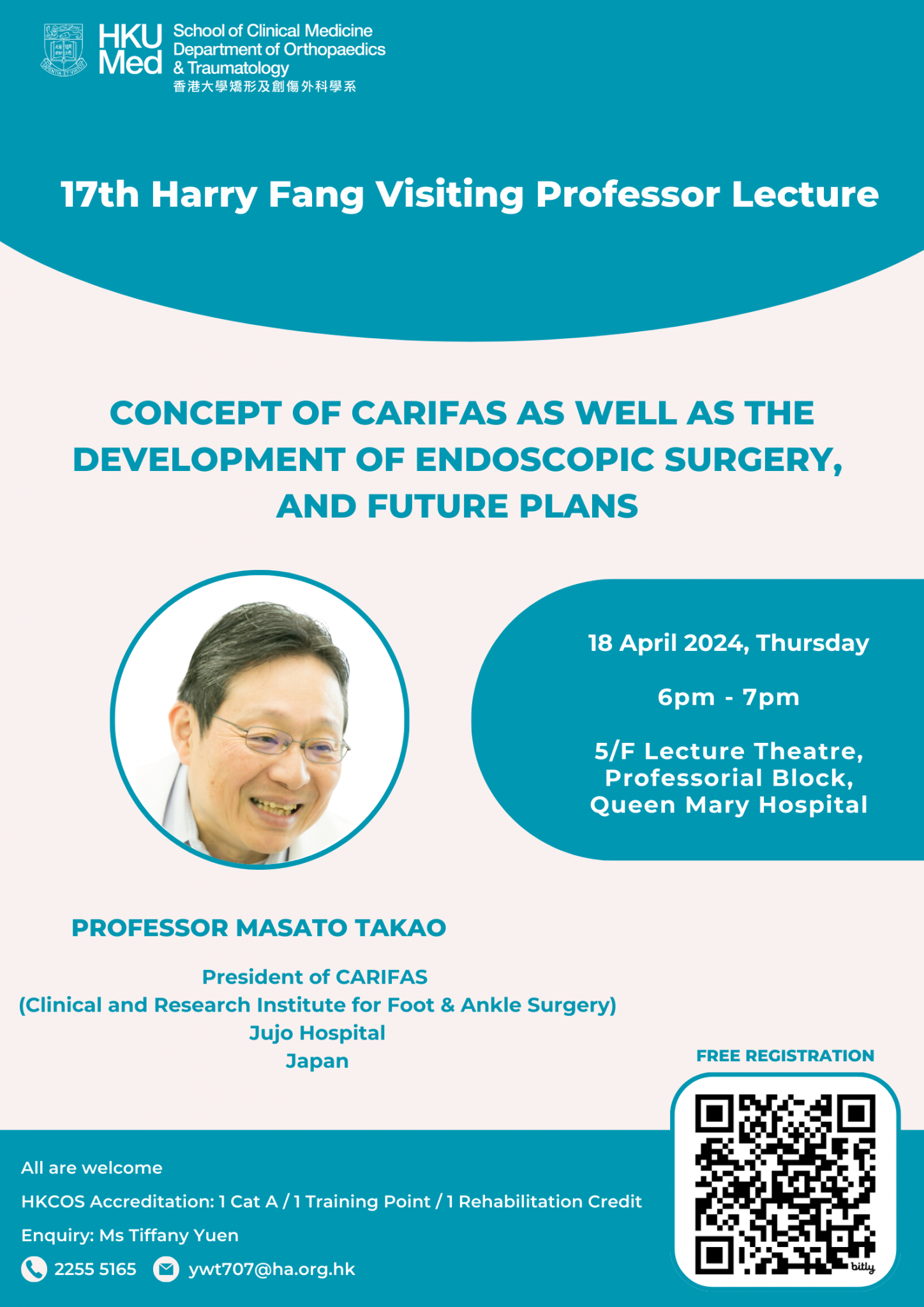 Department of Orthopaedics and Traumatology, The University of Hong ...